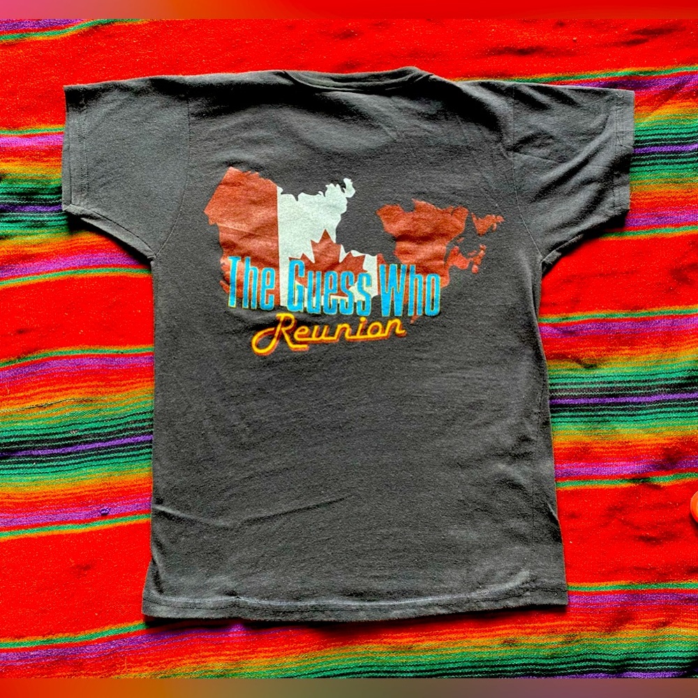 VTG 83’ The Guess Who Reunion Together Again Merch Band Tour Tee Shirt! Small.